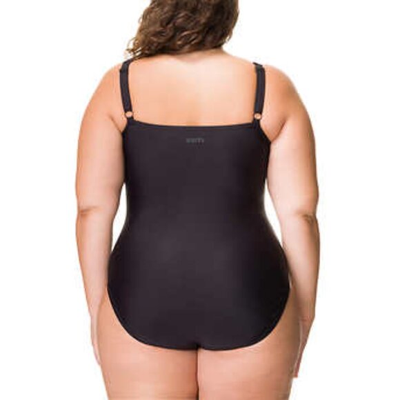 NEW Roots Swimsuit | Black Square Neck - Picture 6 of 9
